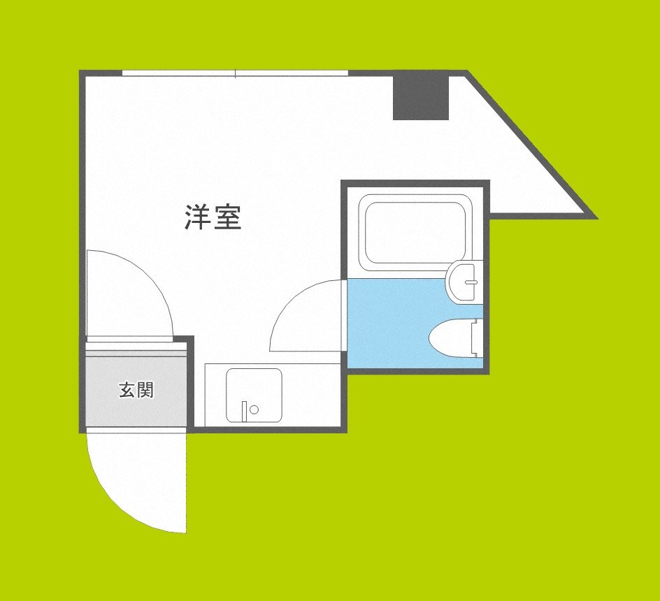 大宝　大手前ロイヤルハイツ 間取り