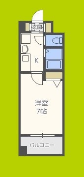 エステムコート難波サウスプレイス 間取り