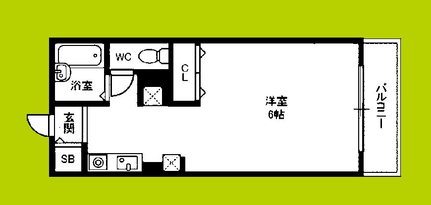 ラグジェリア天満橋 間取り