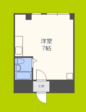 大宝　小橋ロイヤルハイツ 間取り