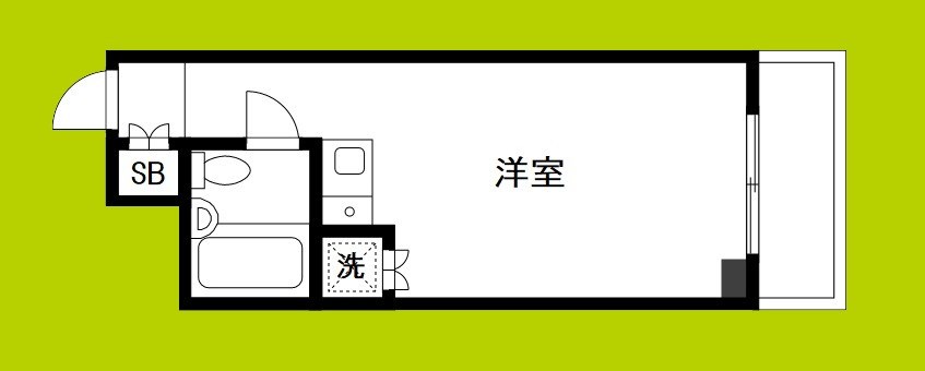 朝日プラザ梅田東Ⅱ 間取り