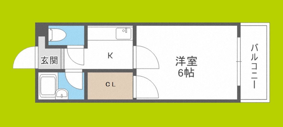 コレクション西田辺 間取り