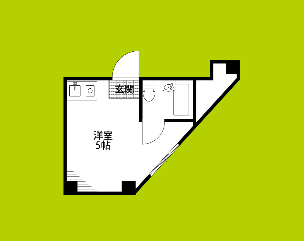 大宝　大手前ロイヤルハイツ  間取り