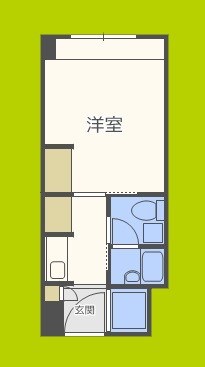 ステュディオ新御堂 間取り