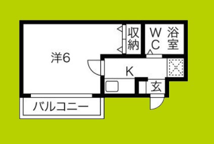 スーパーコート長居公園フロント 間取り