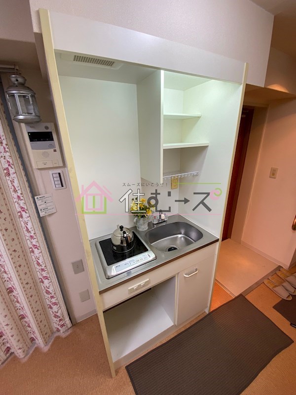 スーパーコート長居公園フロント キッチン