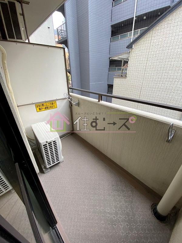 ハイツオークラ天神橋 ベランダ