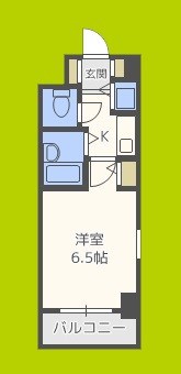 アスヴェル天満橋 間取り
