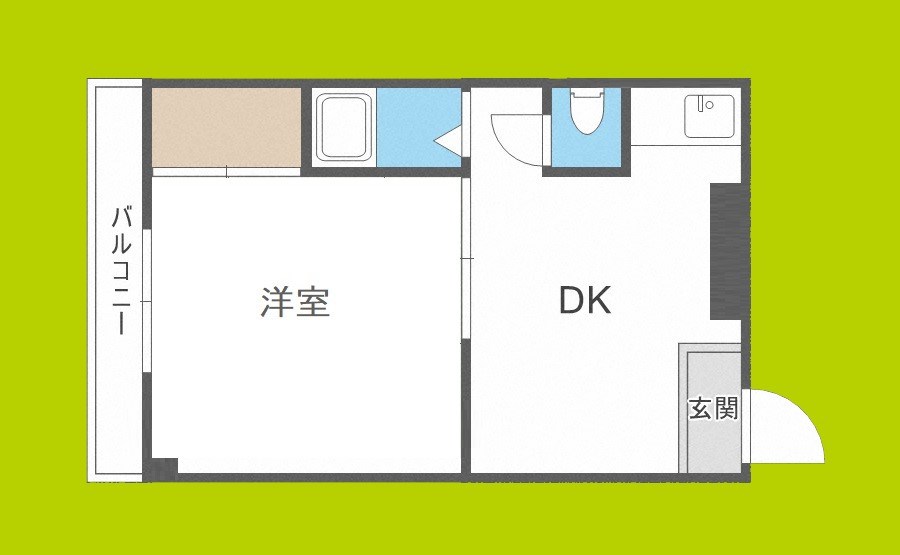SKハイツ鶴橋 間取り