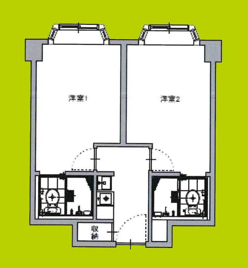 グランデュース難波桜川 間取り