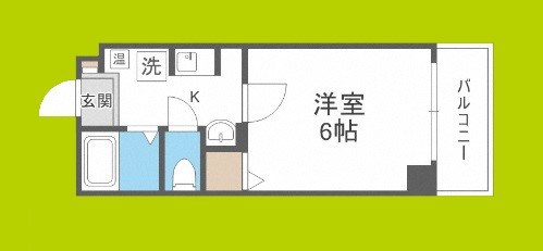 エスコート桑津 間取り