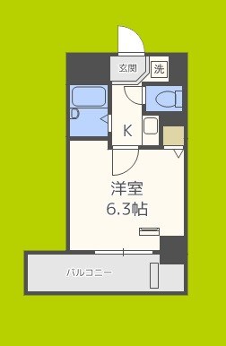 ディナスティ清水谷Ⅱ 間取り