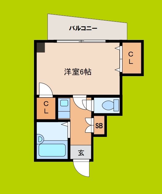 ルミナス難波 間取り