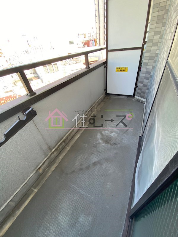 ナンバOMマンション ベランダ