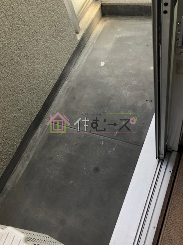 平岡マンション ベランダ