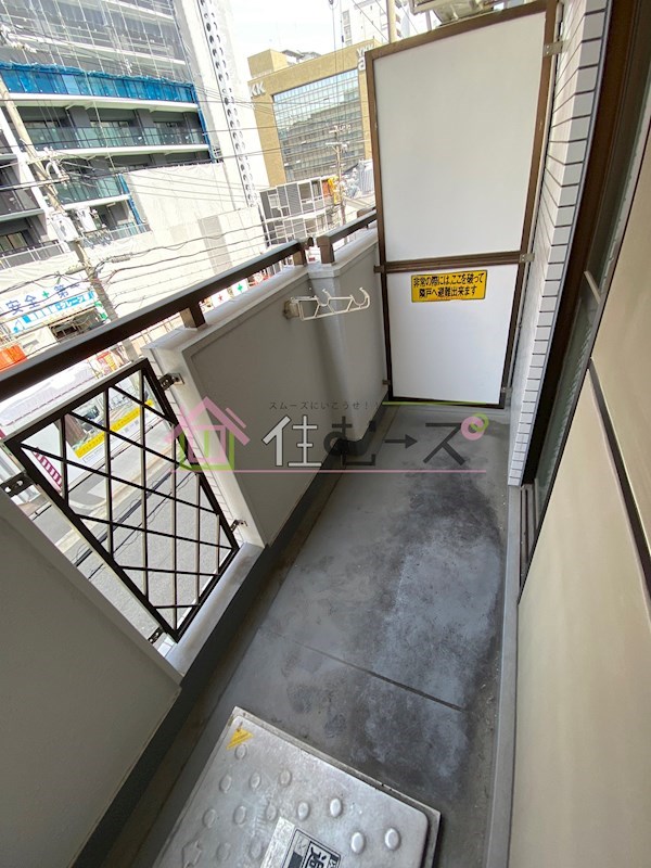久宝寺マンション ベランダ