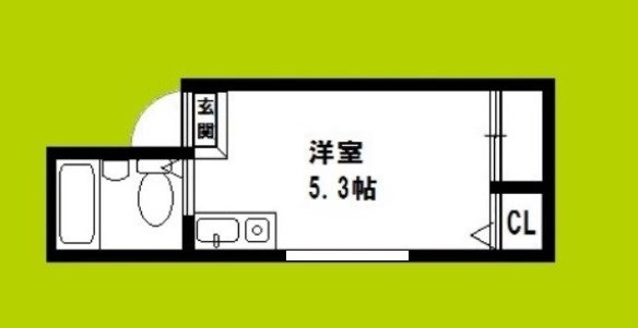 アパートメント大阪谷町 間取り