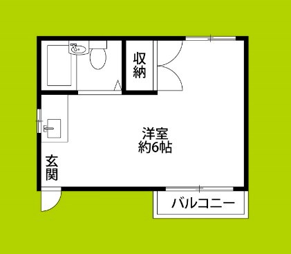 グランドハイツ小松 間取り