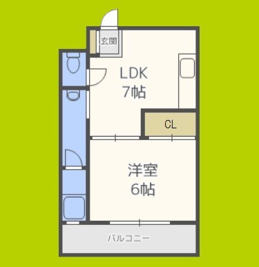 ローズハイツ東本  間取り