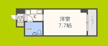スチューデント平野  間取り