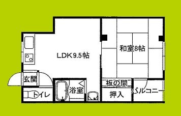 五代ハイツ 間取り