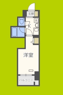 エステムコート大阪城南Ⅱ 間取り