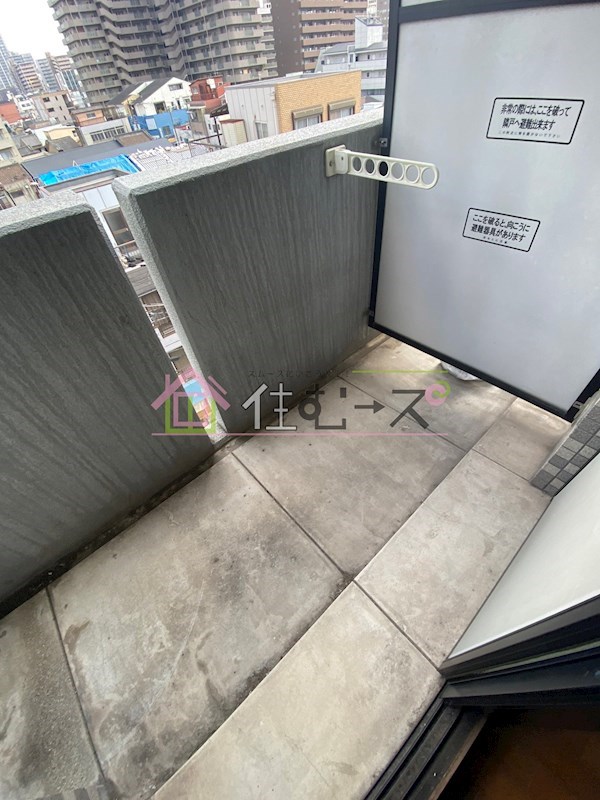 エスリード北梅田第2 ベランダ