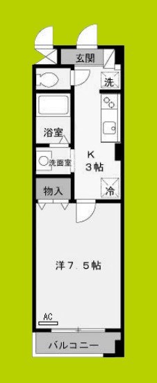 エルロード住吉7号館 間取り