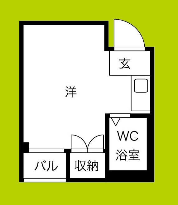 アパートメント旭Ⅱ 間取り