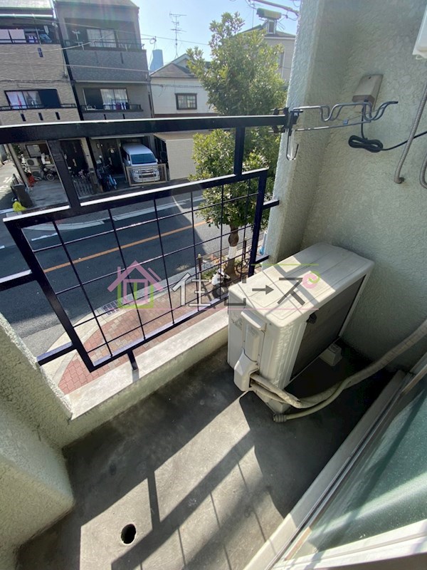 メモリアルタウン東住吉D棟 ベランダ