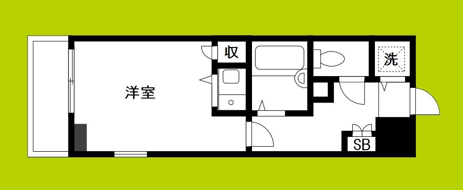 リーガル天神橋 間取り