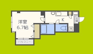 YAHATA西長堀 間取り