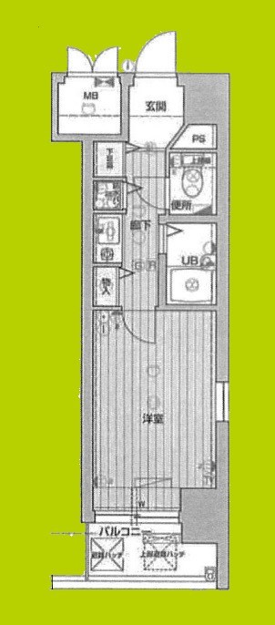 プレサンス難波東 間取り