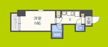 エステムコート大阪城南Ⅱ 間取り