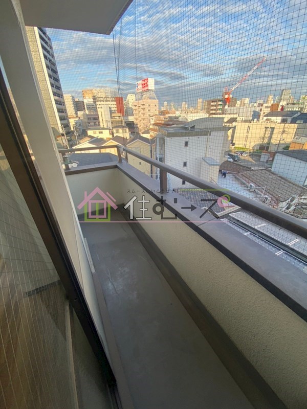 シャンクレール塚本 ベランダ