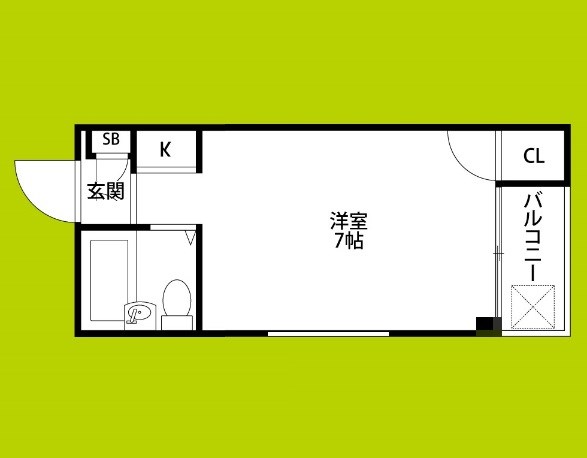 ジュネス大宮Ⅰ 間取り