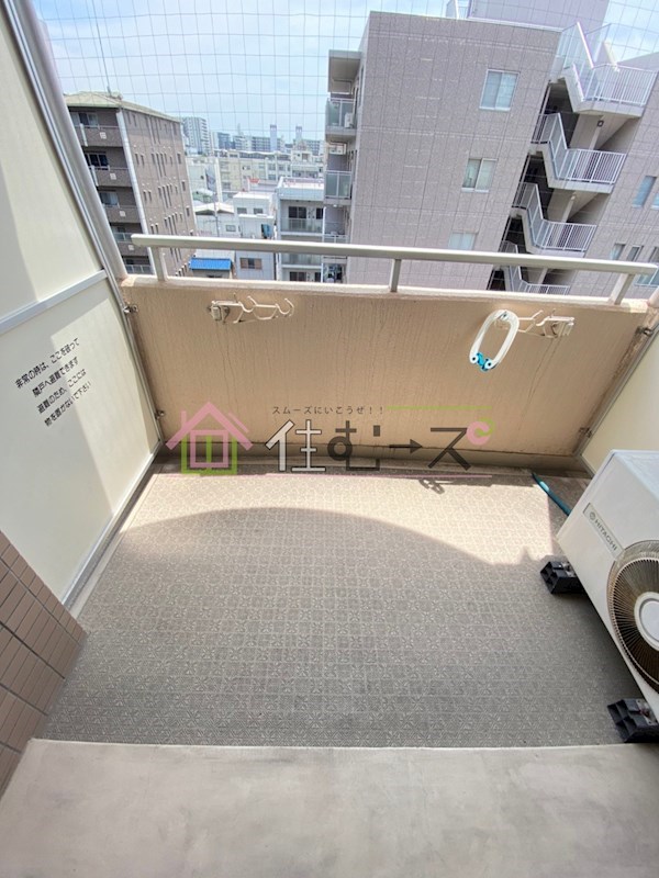 朝日プラザアクシス城東 ベランダ