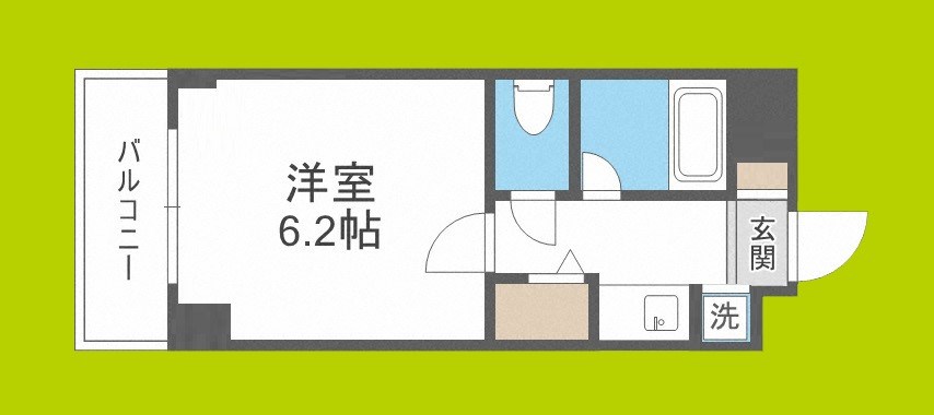 パラシオ塚本Ⅱ 間取り