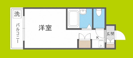 インターナショナル玉造 間取り