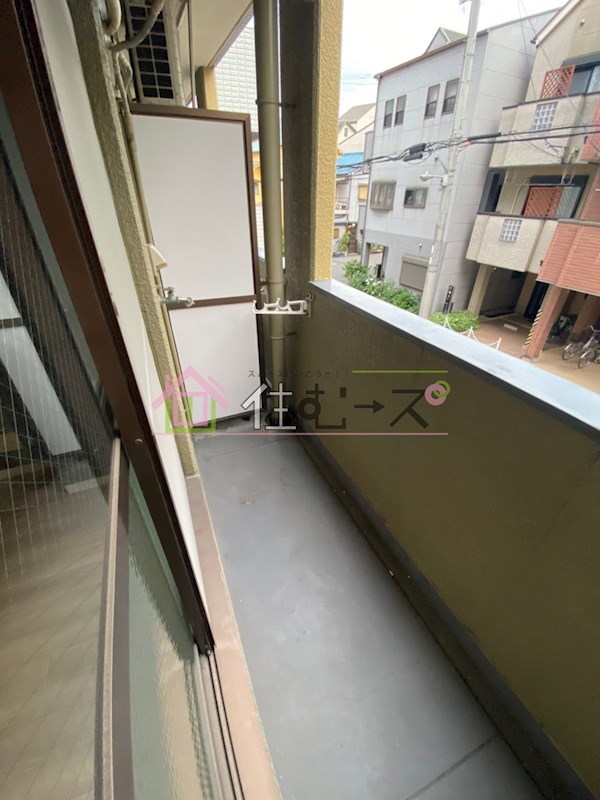 ポニークレスト上新庄 ベランダ