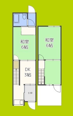 北島貸家 間取り