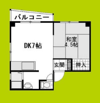 フォンテーヌNo.5 間取り