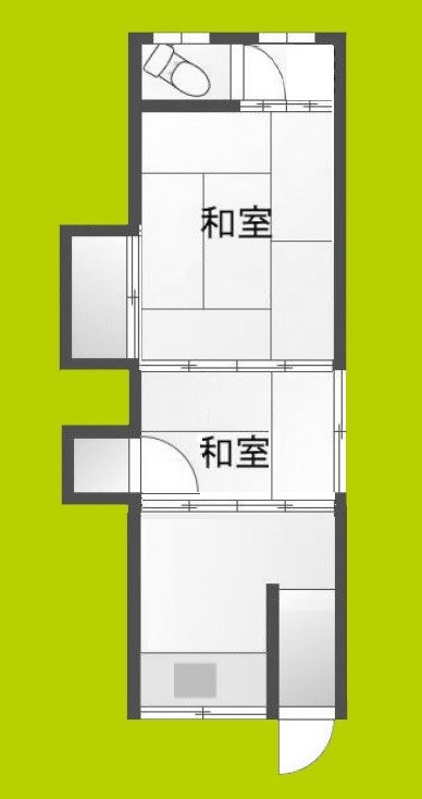 深江南アパート 間取り