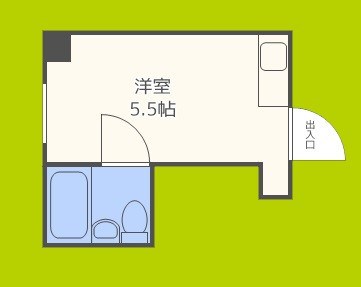 堀江グリーンハイツ 間取り