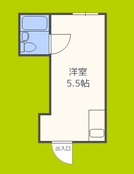 堀江グリーンハイツ 間取り