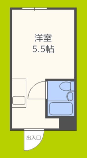 堀江グリーンハイツ 間取り