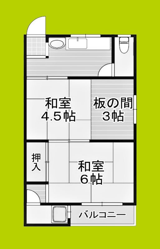 嶋川マンション 間取り