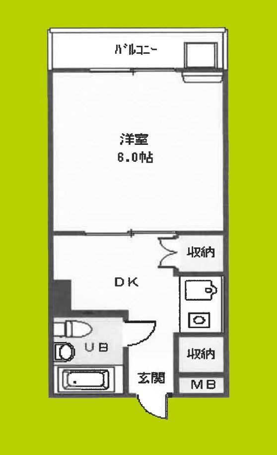 サンビル勝山北 間取り