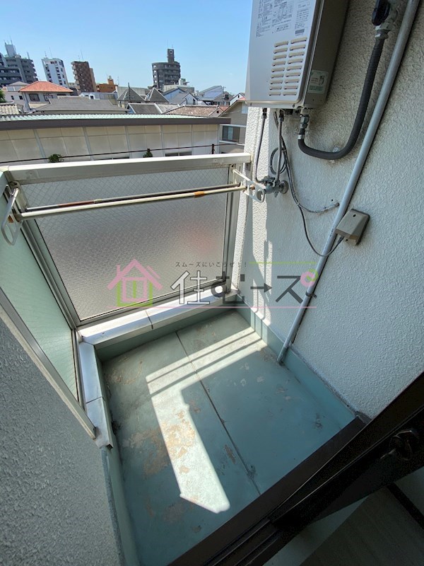 ハイツ玉出館 ベランダ