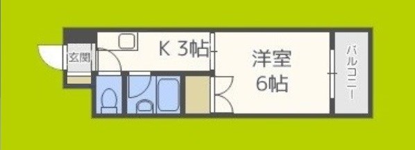 東洋プラザ泉尾 間取り